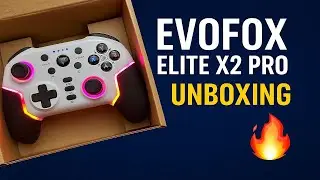 EvoFox Elite X2 Pro Unboxing 🔥 | Best RGB Wireless Gaming Controller Under ₹3000!