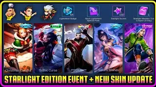NEW Starlight EDITION EVENT + All New SKIN UPDATE in MLBB is HERE