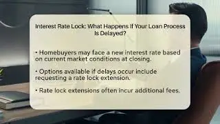 Interest Rate Lock: What Happens If Your Loan Process Is Delayed? - Asian American Realty Pro