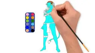 Drawing Tutorial: Learn how to draw an Avatar#avatar #avatar2