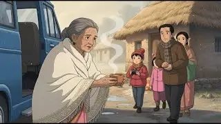 A Winter Village Pitha Festival | Ghibli Style ASMR