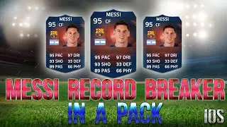 FIFA 15 | MESSI RECORD BREAKER IN A PACK!! |  IOS
