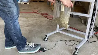 Bagging Small Feed Pellets into Bags up to 10 Lbs.