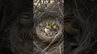 Hidden Warmth: A Yellow-Throated Sparrow&rsquo;s Secret Nest #sparrow #birdnest #birds