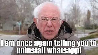 Stop Using WhatsApp