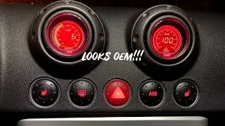 INSTALLING OEM LOOKING GAUGES ON THE TT!!!