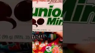 Amazing Yummy Junior Mints Chocolate Candy 🍫 🍫🍫 #shorts #asmr #candies #chocolate