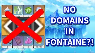 No Domains In Fontaine?! NO ONE Is Talking About This! (Genshin Impact)