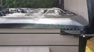 Santorini Hot Tub fitted by Sparkling Spas