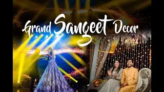 Grand Sangeet Decor | ITC Grand Chola | Sangeet Day |Wedding Decor | ITC Chennai