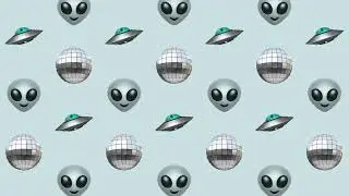 MAR-no.06 flying saucer_alien _mirror ball