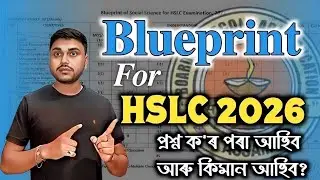 Blueprint Of HSLC 2026 | Class-X | SEBA | ASSEB| YOU CAN LEARN 