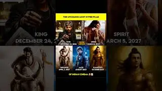 The Upcoming Most Hyped Films of Indian Cinema 🤒🥵📈#newmovie #movie #song #south #love #bollywood