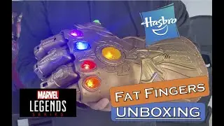 FAT FINGERS UNBOXING Hasbro Marvel Legends Thanos Infinity Gauntlet Life-Size 1:1 Prop Replica