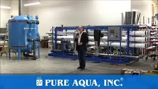 Industrial Brackish RO System for Livestock 360,000 GPD - USA | www.PureAqua.com