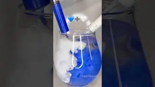 Blue + White = Pure vibes only 💙🤍 #colormixingmagic #oddlysatisfying #satisfying #asmr