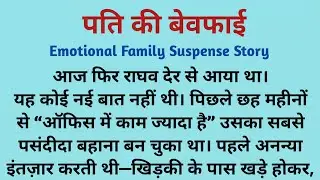 Suvichar | पति की बेवफाई – Family Suspense Story | Heart touching story | Suvichar Kahaniyan