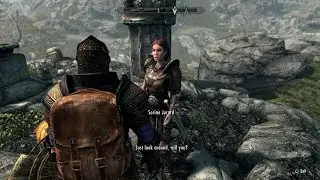 Skyrim Rude Wildlife Trying To Attack While Having a Conversation
