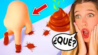 EL JUEGO MÁS RARO del MUNDO!! (SOY *DEDOS* en Crushy Fingers)