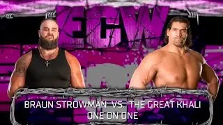 Braun Strowman vs The Great Khali