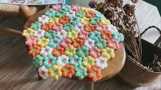 Crochet Puff Chair Pad/Cushion   etsy.me/3KoNW6g
