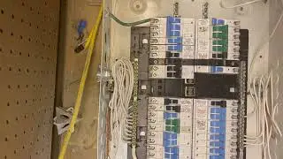 Установка автоматического выключателя в федеральный распределительный щит, получение 240 вольт от автоматического выключателя.