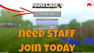 Needs Staff Minecraft Server IP Address