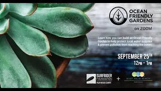 Oceans Friendly Gardens with Surfrider Foundation - Palm Beach County