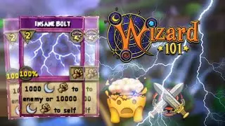 Wizard101: INSANE BOLT FOR NO REASON!! (Max Storm PvP)