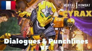 CYRAX Intros Dialogues & Punchlines , Mortal Kombat 1 KHAOS REIGNS