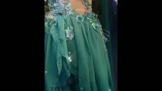 Fairycore gown that actually looks like it belongs in nature 💧✨ #fantasy