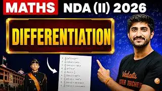Differentiation for NDA 1 2026 | Maths Full Preparation | Govind sir
