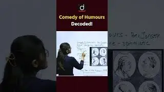 Ben Jonson&rsquo;s Comedy of Humours #DrishtiTeachingExams #UPLTGrade #BenJonson #ComedyOfHumours #English