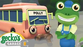 Learn to Count to 5 with Little Buses 🚌 Gecko's Garage | Trucks For Children | Cartoons For Kids