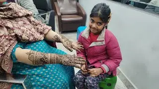 💖 Paridhi Ne Parlour Me Jaakar Lagayi Gorgeous Mehndi 😍 | Mehndi Vlog | Rupa Paridhi Vlogs |