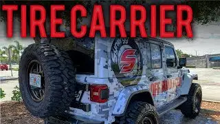 THE BEST TIRE CARRIER YOU CAN HAVE IN YOUR WRANGLER JL | HOW TO INSTALL MOTOBILT TIRE CARRIER
