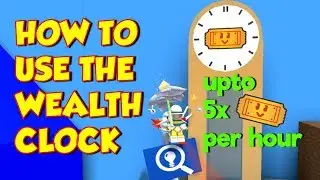 How to Use the Wealth Clock? - EASY FREE TICKETS (BEE SWARM SIMULATOR)