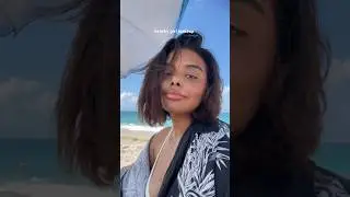 grwm at the beach 🌴🌊💘 #beachglow #beachmakeup #shorts
