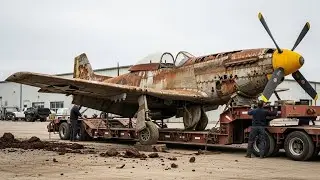 From Sea Wreck to War Legend | 1940 Mustang Fighter Aircraft Full Restoration