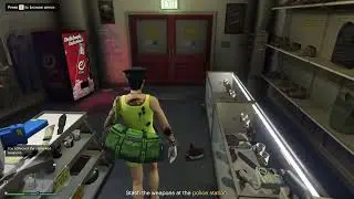 GTA V Salvage Yard Robbery, The GangBanger Robbery, Task 2, Weapon Stash