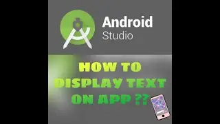 #TextView and #Button #onClick | #Android_Studio | #OnlineTutorial (#Beginners)