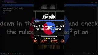 Week 5 of writing names to my Undertale mod