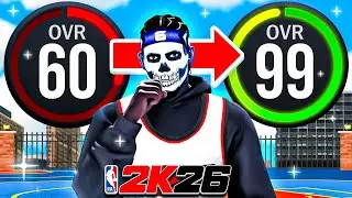 FASTEST WAY TO 99 OVERALL & MAX BADGES in 1 DAY on NBA 2K26