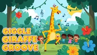 Giggle Giraffe Groove 🦒🎵 | Fun Animal Dance Song for Kids | Happy Tales & Tunes
