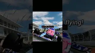 Fernando Alonso's Flying Crash At The 2022 United States Grand Prix! #f1 #formula1 #shorts