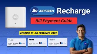 Jio AirFiber/ Fiber Recharge Guide | All doubts cleared