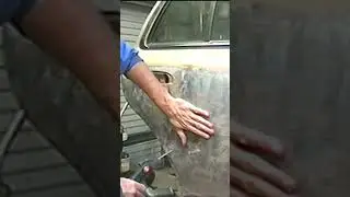 Easy Metal Shrinking Trick #shorts #autobody
