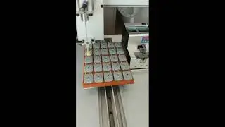 Robot nail screw pick and place machine with auto screw feeder for nail screw assembling