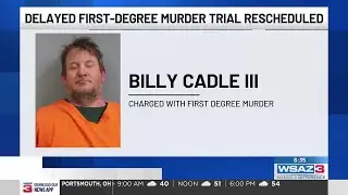 Delayed first-degree murder trial rescheduled