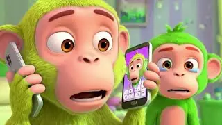 Five Little Monkeys Birthday Remix 🐒 Nursery Rhymes for Kids Cocomelon Style | 1 Minute Loop Mashup
